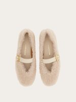 Ferragamo Shearling ballet flat - Image 2